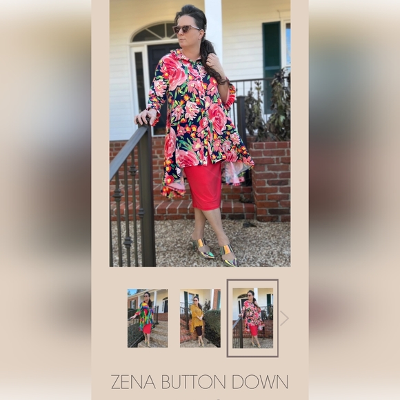 Zadie Bs Tops - Zadie B's Zena Tunic 2x